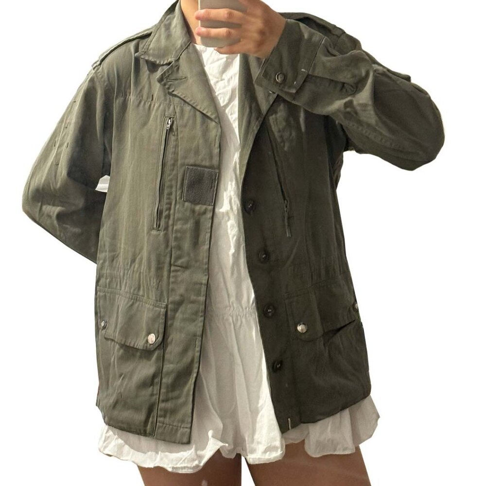 Vintage Military/Army Green/Khaki Jacket Size Small/Medium